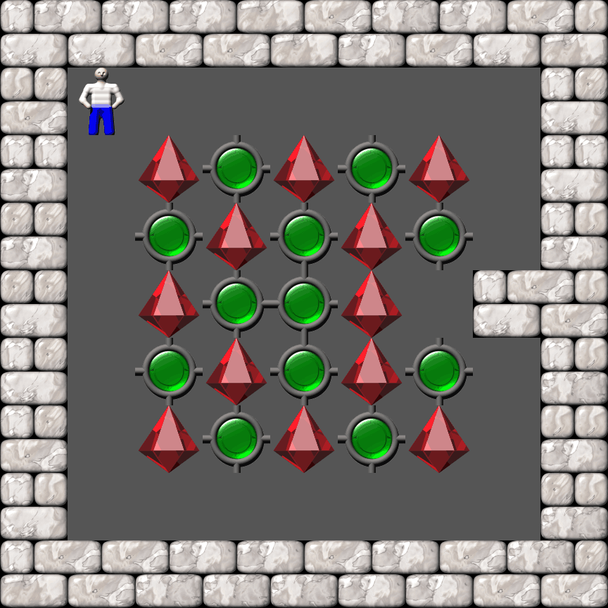 Сокобан Thinking Rabbit Arranged уровень 428